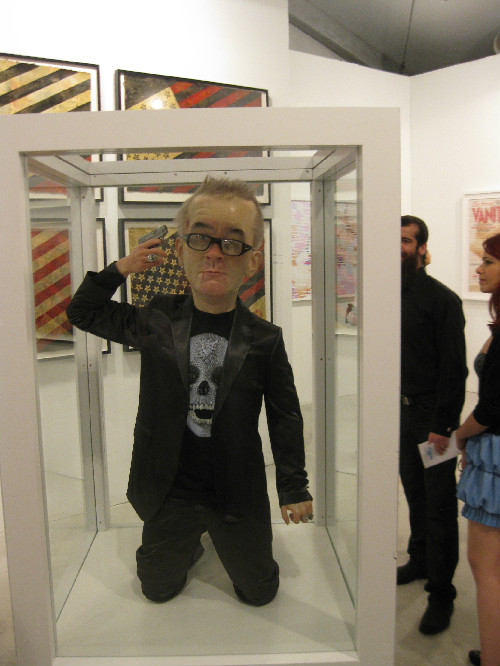 ART WYNWOOD EUGENIO  MERINO'S SUICIDAL DAMIEN HIRST AT LONDON'S UNIX BOOTH.JPEG