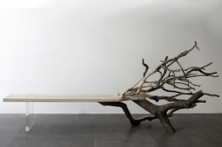 Fallen Tree Bench by designer Benjamin Grain-Dorge
