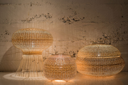 Nature inspired lighting design: Wicker Lamp Collection by Claesson Koivisto Rune