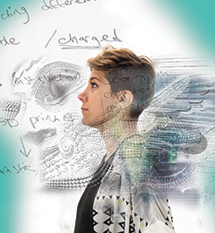 Morehshin Allahyari ('12 M.F.A.) is a new media artist, activist and educator based in San Francisco who uses technology such as 3-D printing to create artwork. (Photo by Gary Payne)