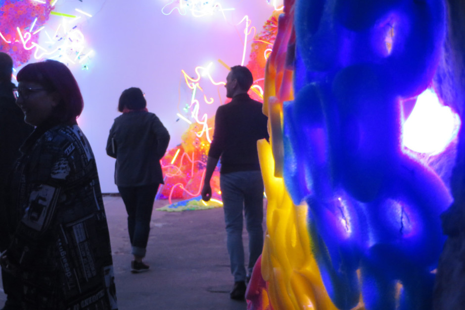 Installation von Adela Andea im Zentrum für Internationale Lichtkunst Unna